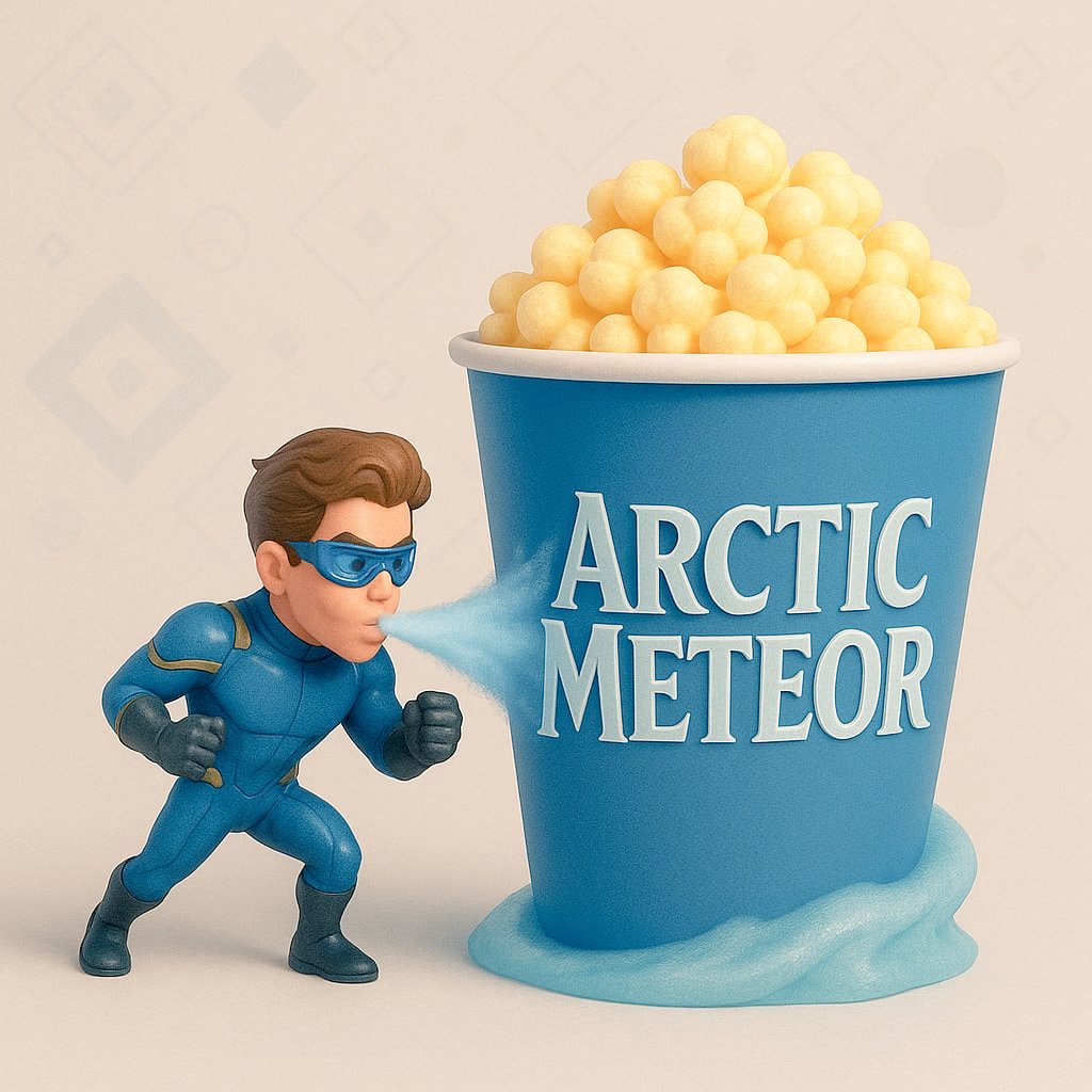 Arctic Meteor Popcorn Bucket