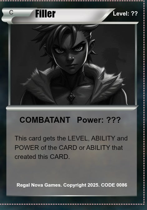 "Filler" Card